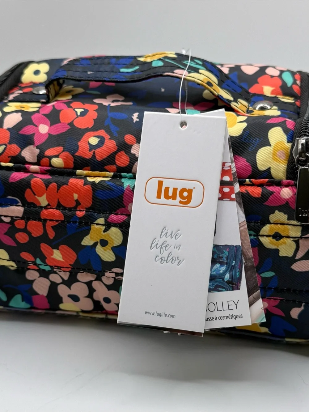 Brand new Lug mini trolley Floral Multi-Color Women’s Cosmetic Bag
